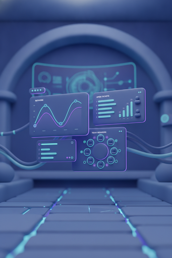 tisos.cl Dashboard Illustration